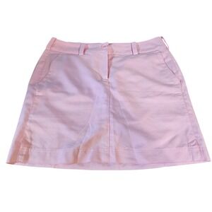 Nike Golf Skort Women 10 Pink Dri-FIT Tour Performance Athletic Skirt